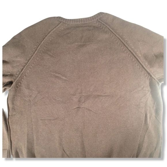 Gap V-Neck Sweater Neutral Earthy Brown Extra Large - Picture 2 of 10